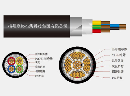 VV22系列聚氯乙烯絕緣鋼帶鎧裝聚氯乙烯護(hù)套電力電纜